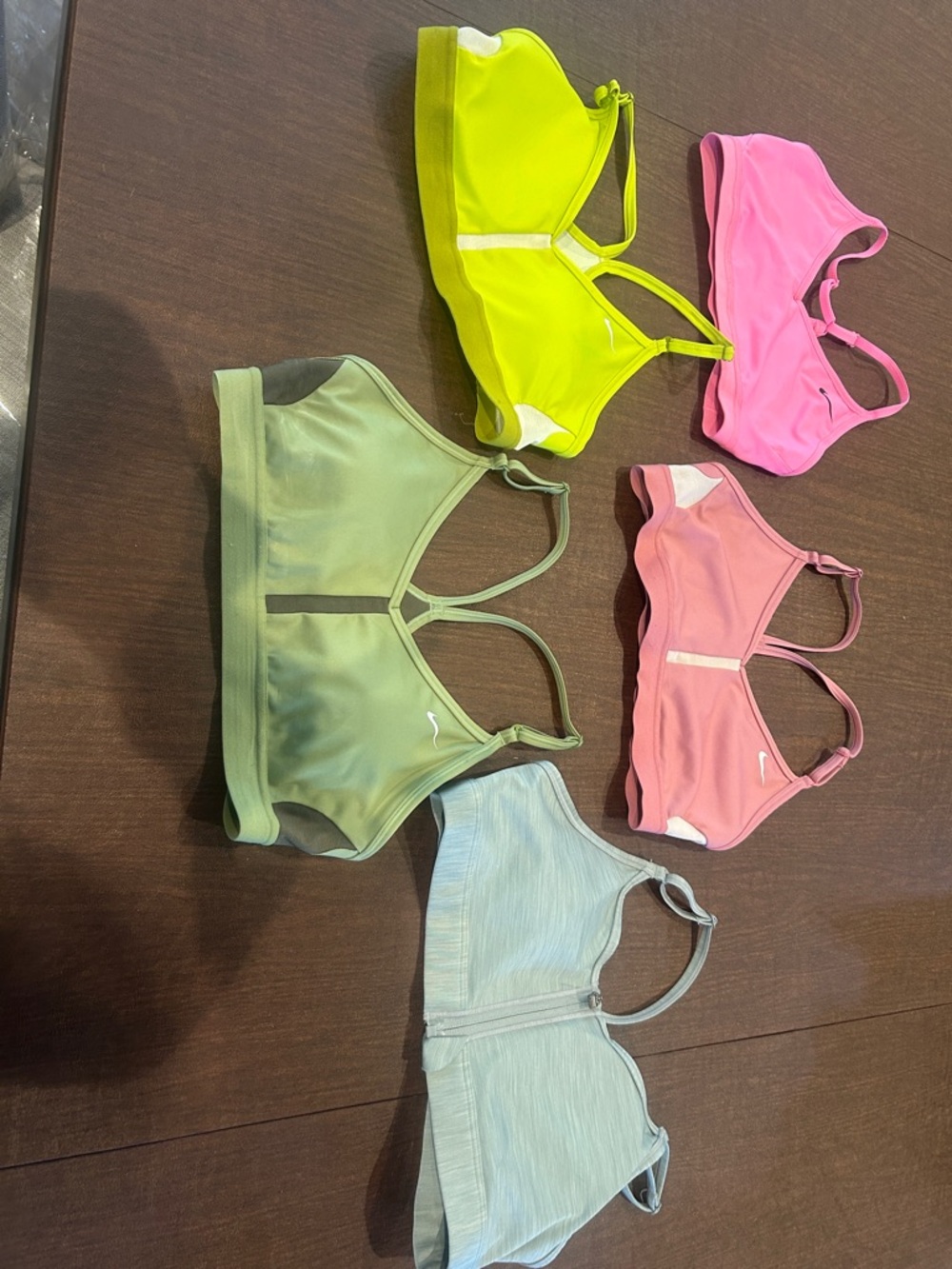 Women’s Nike sports bras lot of 5 size M